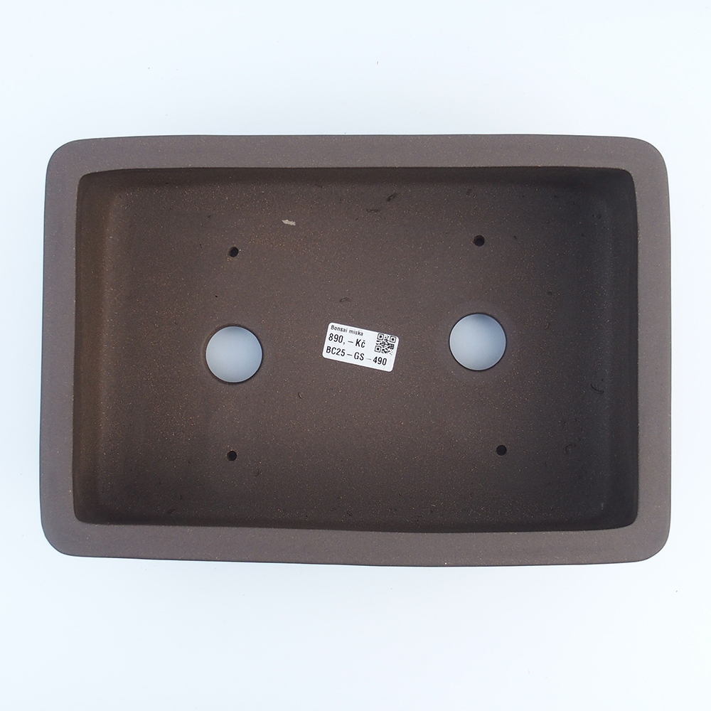 Bowl 30,5 x 21 x 10 cm brown