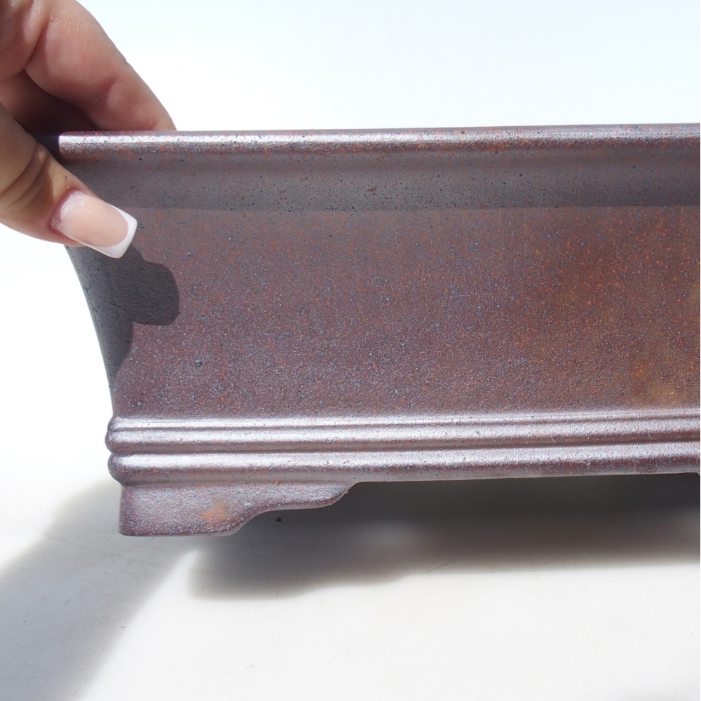 Bowl 28,5 x 20 x 10 cm brown