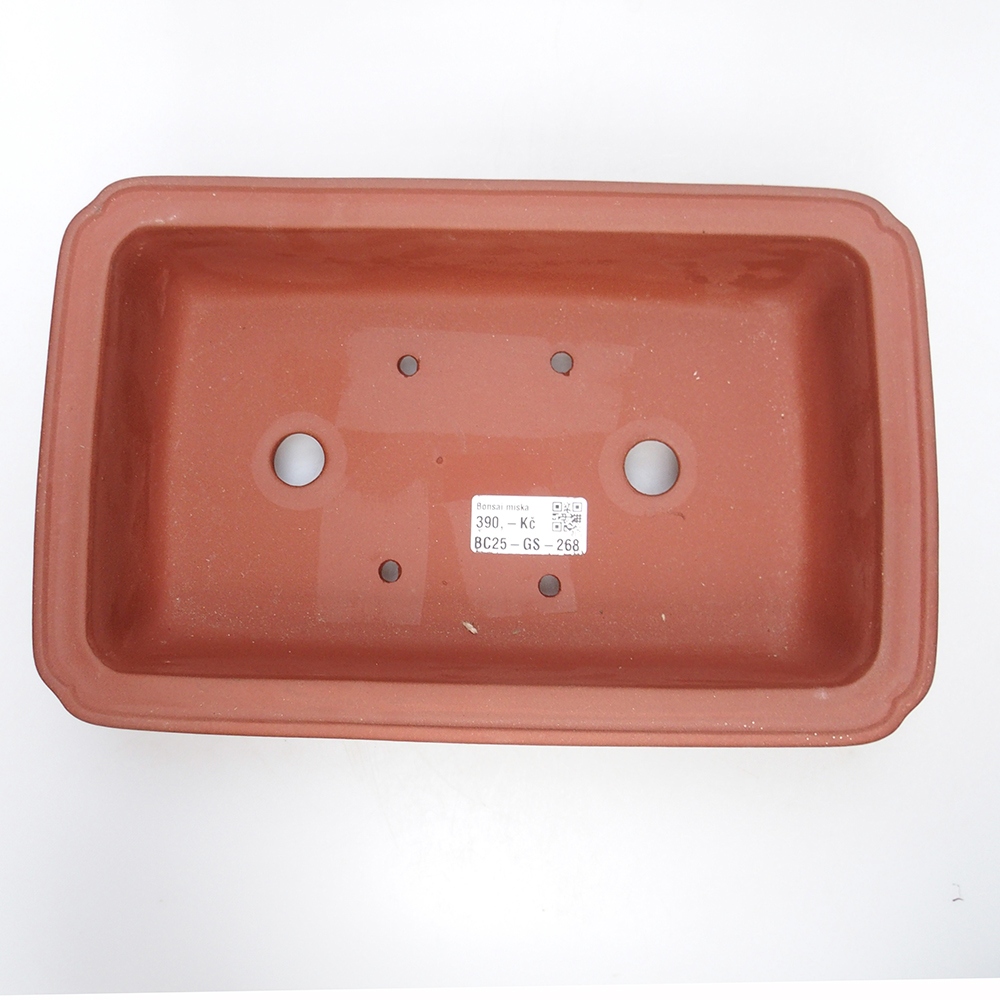 Bowl 28 x 18 x 7,5 cm brick colour