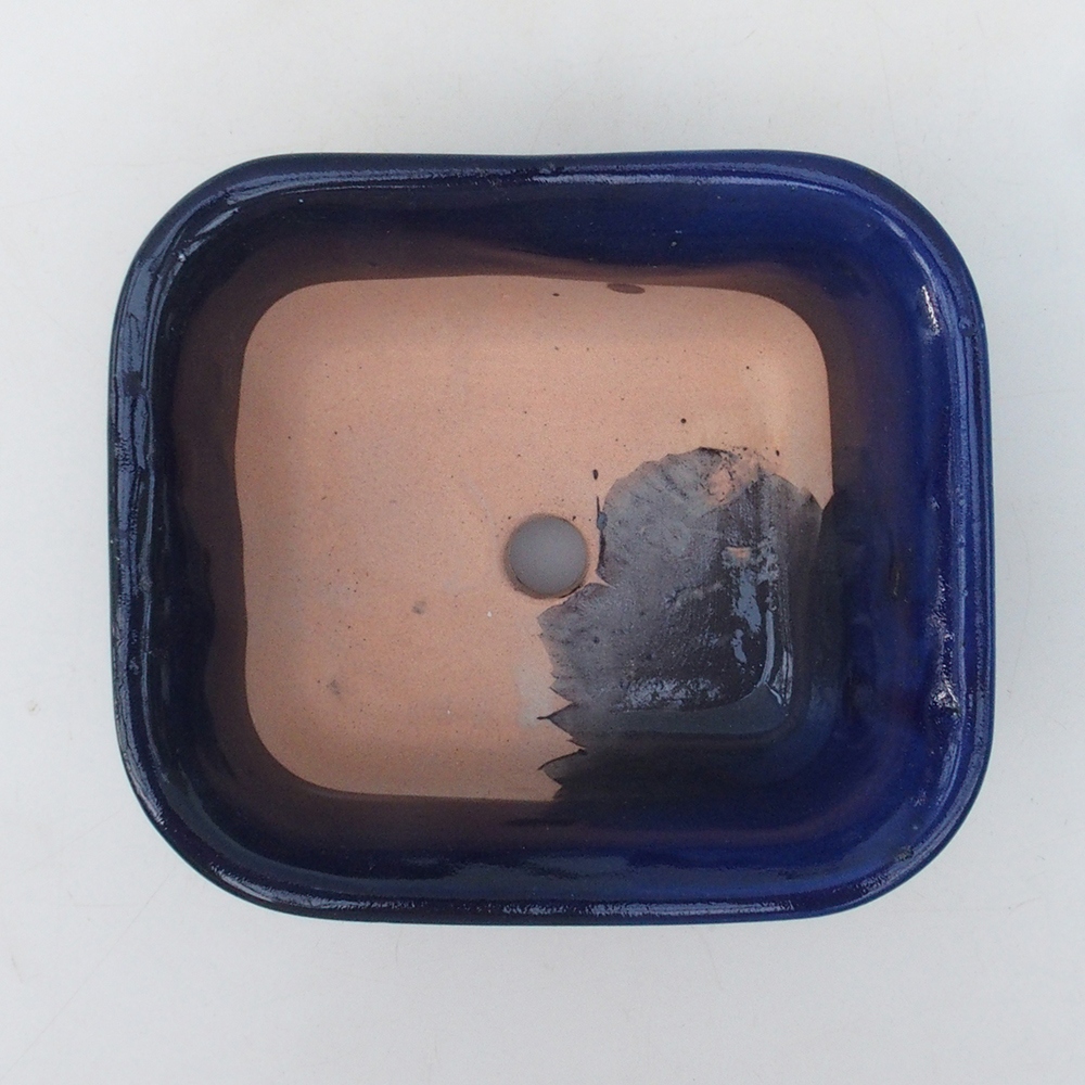 Bonsai bowl H37 - 14.5 x 13 x 6.5 cm. - brown
