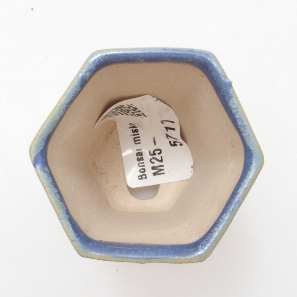 Mini bonsai bowl 4,5 x 4,5 x 6,5 cm, color blue