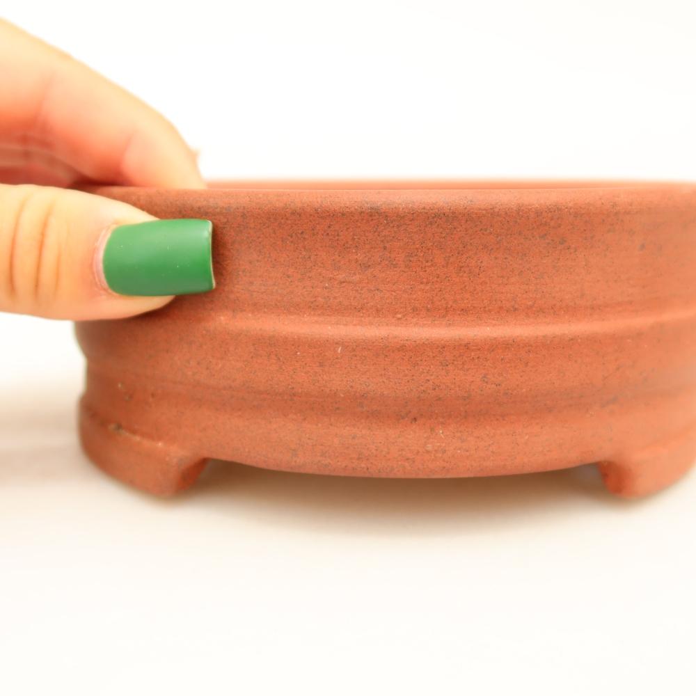Ceramic Bowl, 13 x 13 x 5 cm, brick red