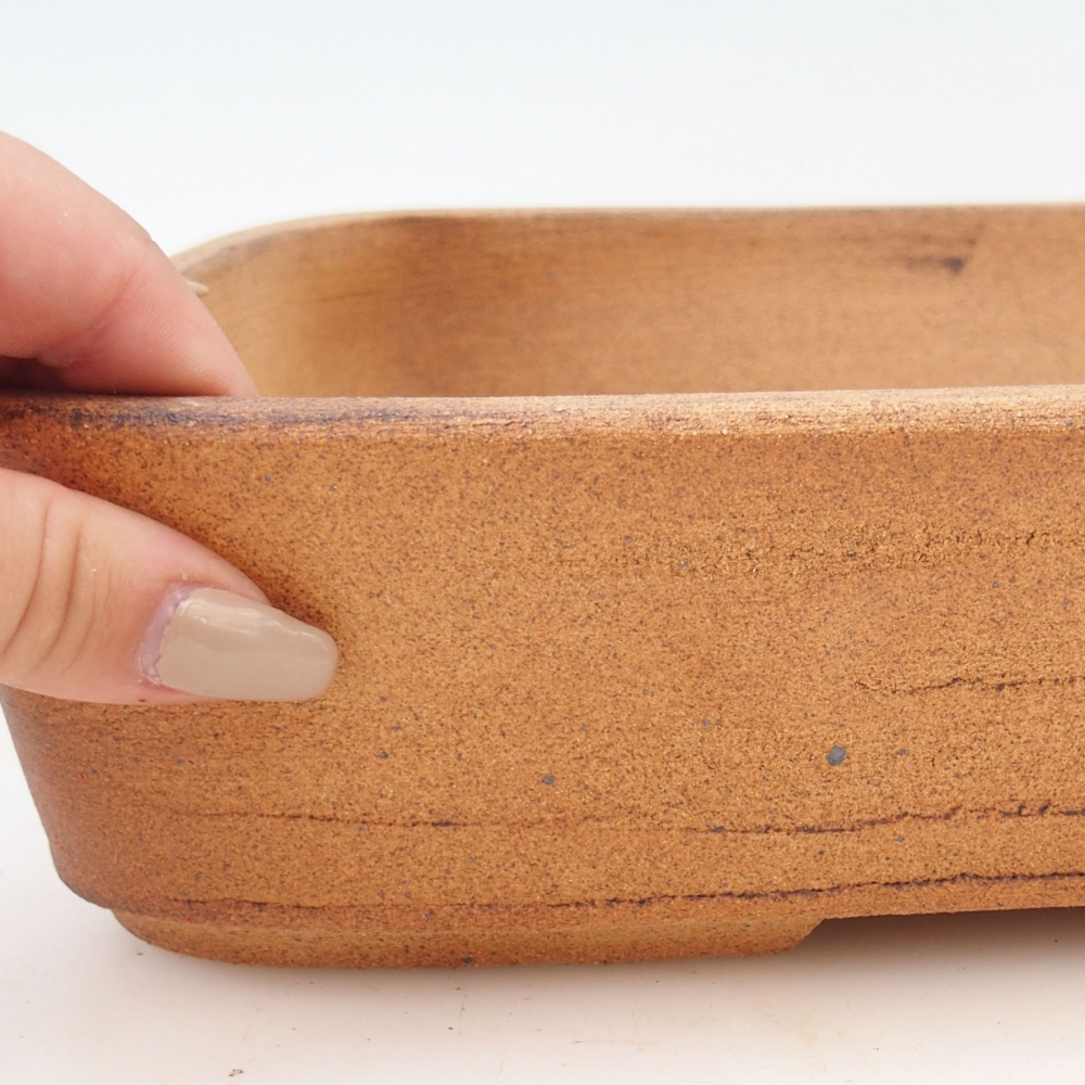Bonsai bowl 30 x 24 x 7 cm , colour brown