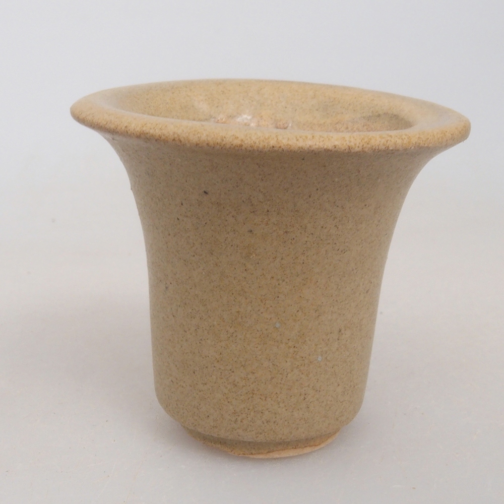 Mini bonsai bowl 4 x 4 x 4 cm, color brown