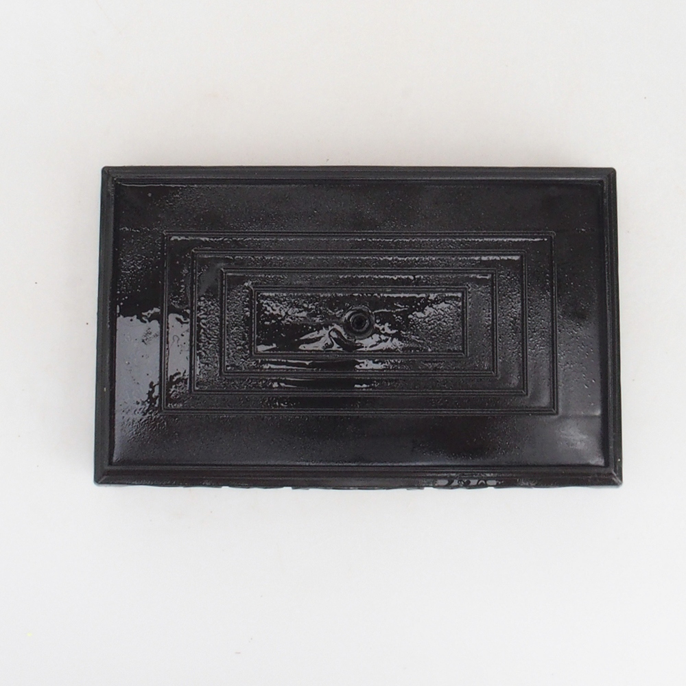 Bonsai table plastic rectangular 15,5 x 10 x 3  cm, color black