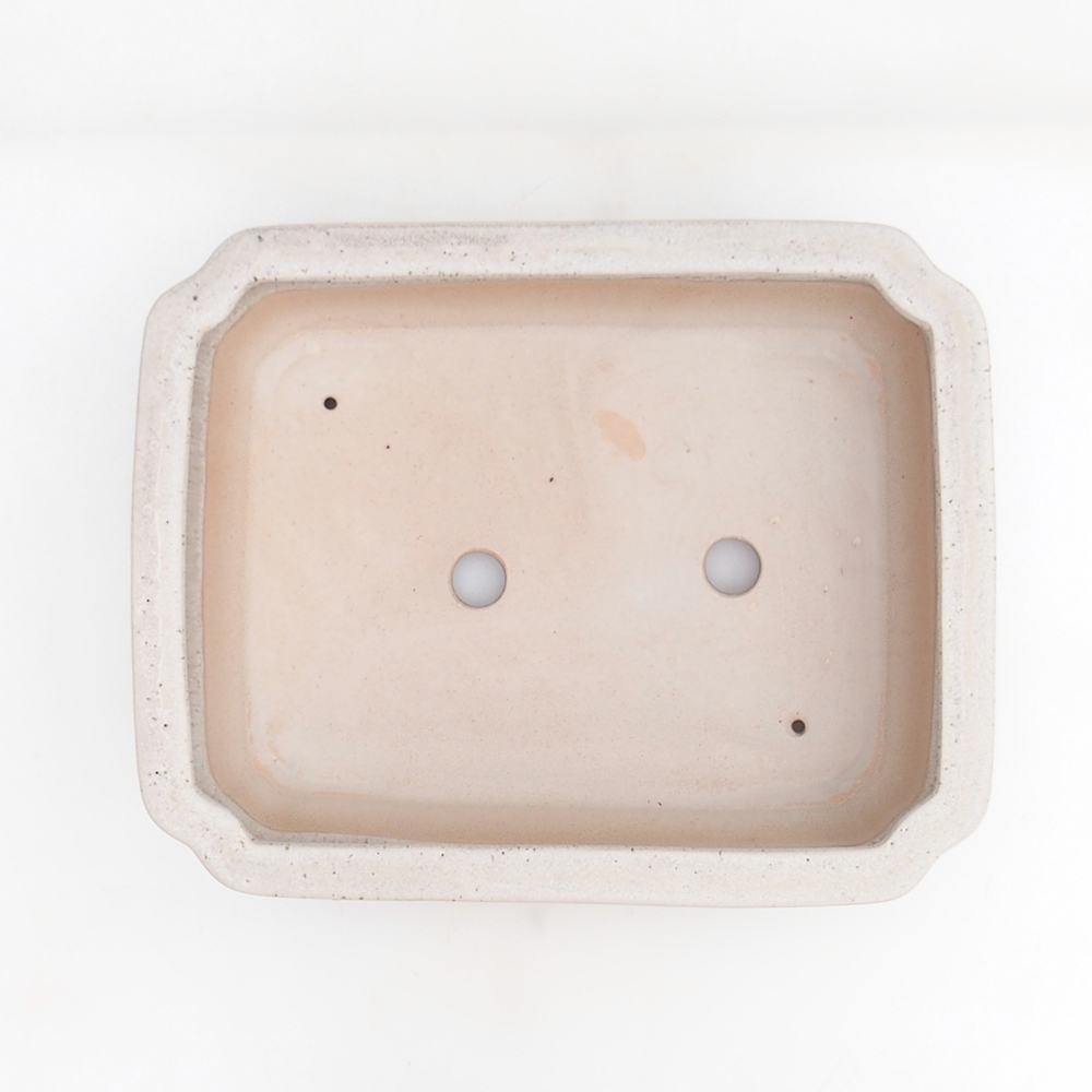 Bonsai bowl H20 - 26,5 x 21,5 x 6,5 cm. - beige