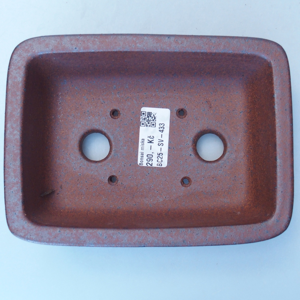 Bowl 17 x 13 x 6 cm brown