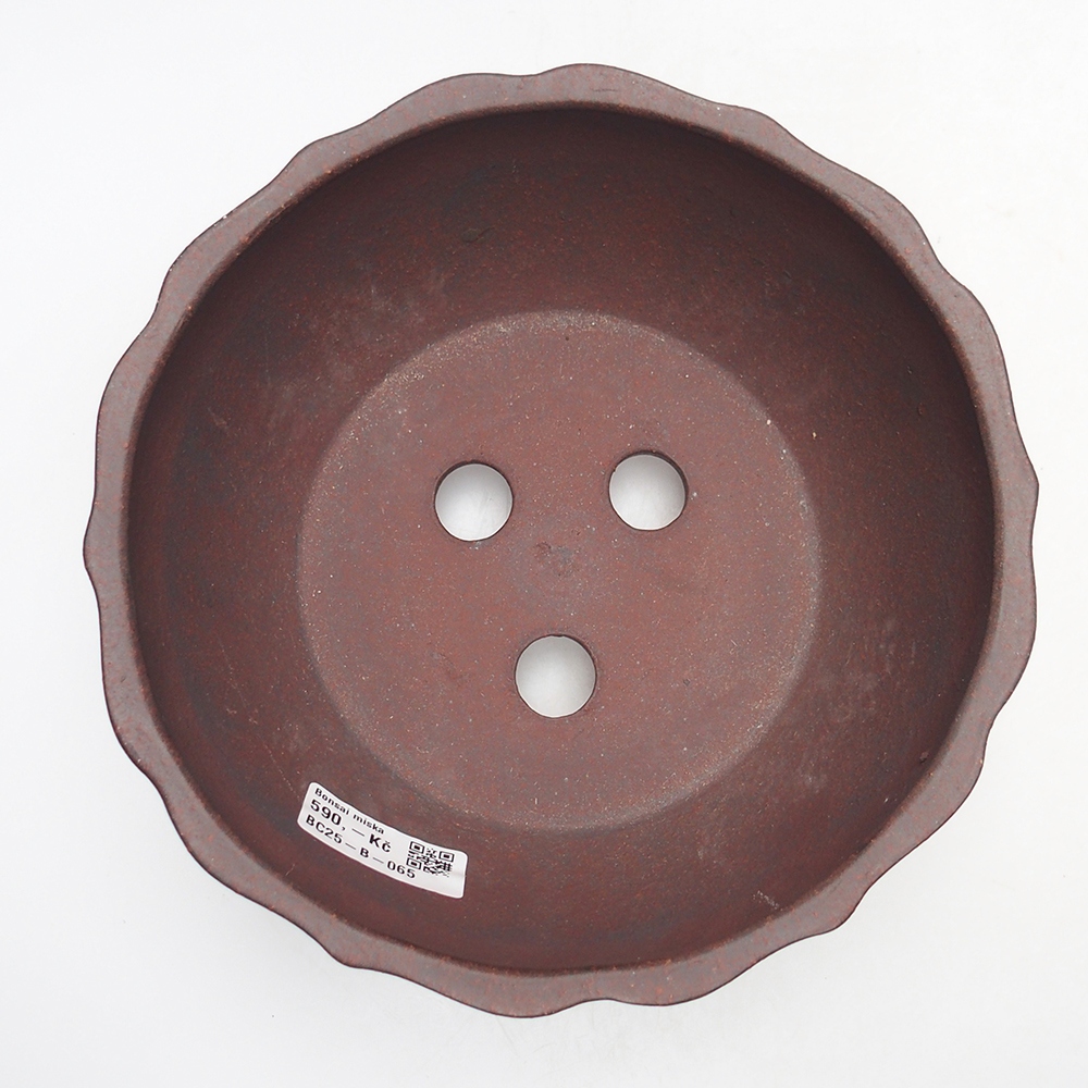 Bowl 19 x 19 x 9,5 cm brown-red