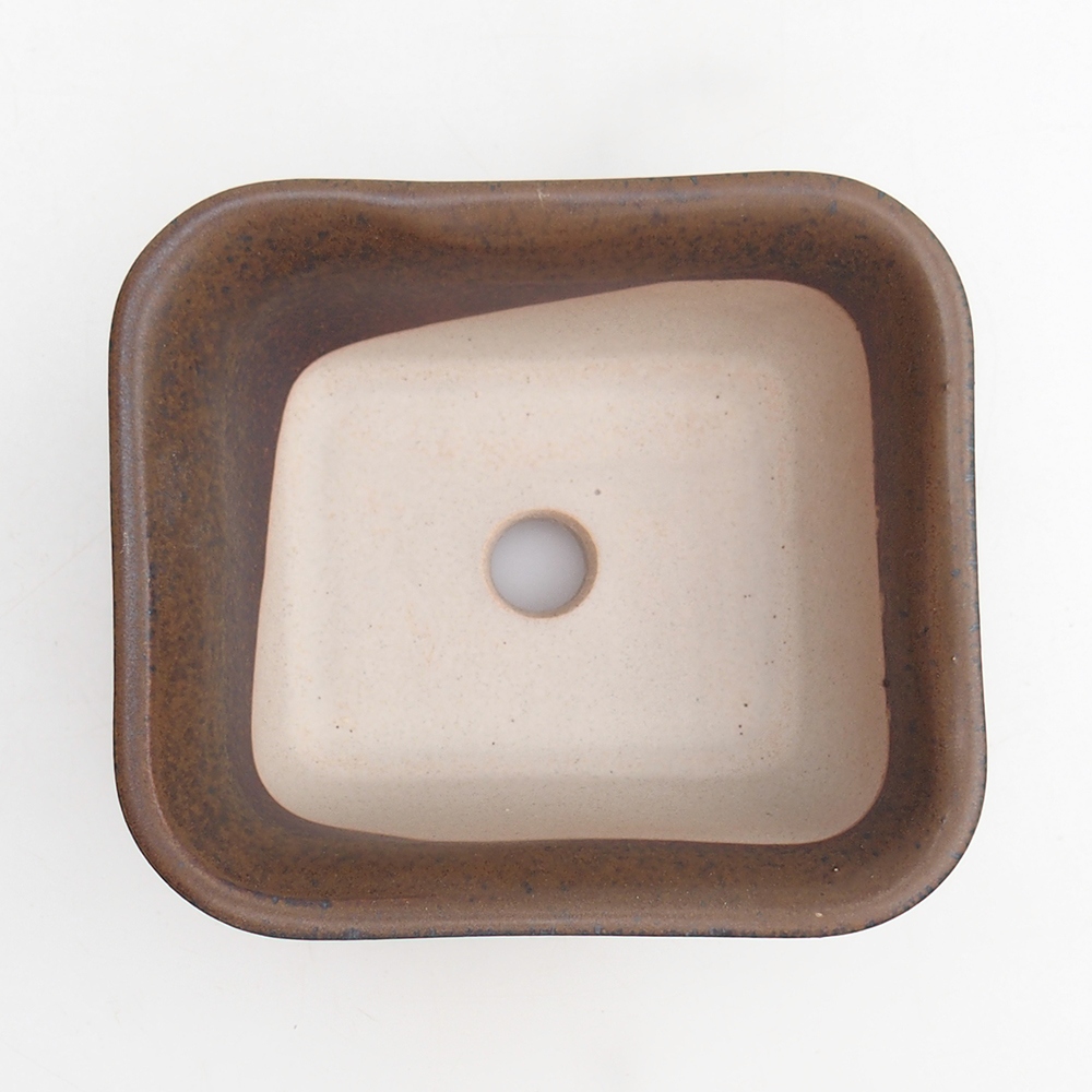 Bonsai bowl H38 - 12 x 10,5 x 5 cm. brown