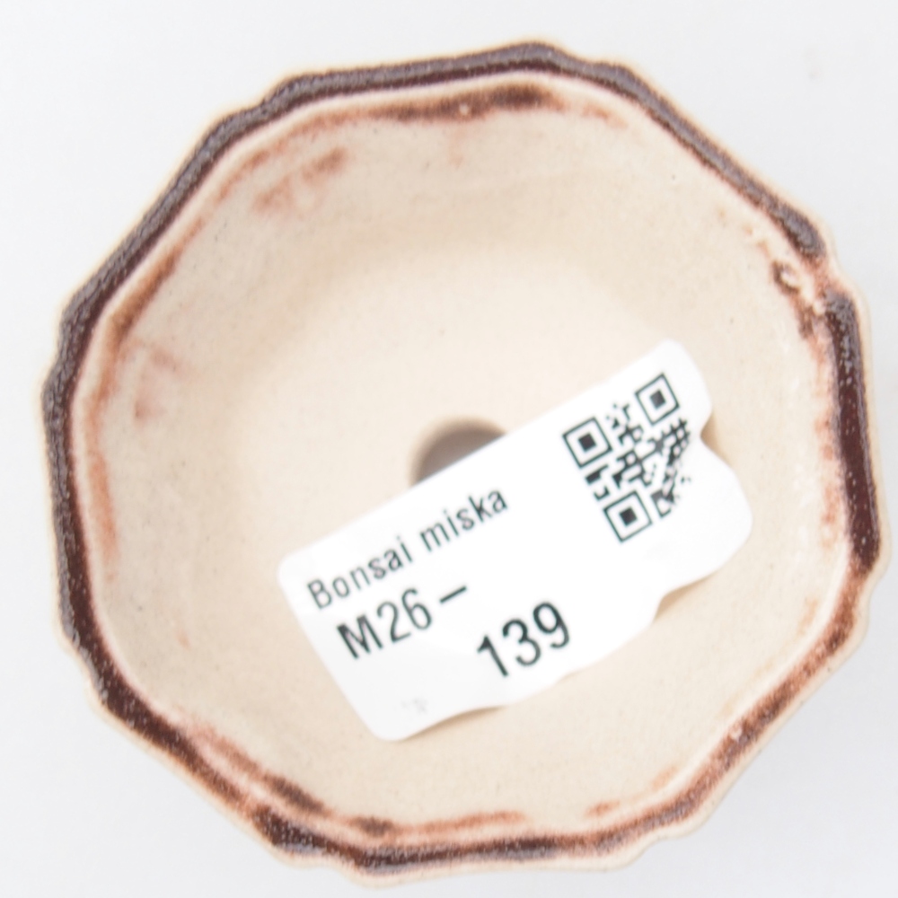 Mini bonsai bowl 6 x 6 x 3 cm, pink