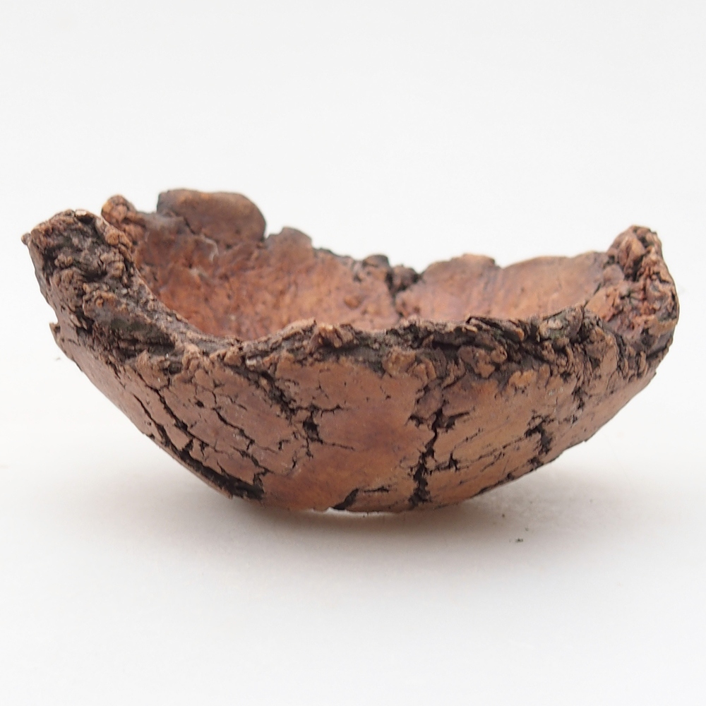 Ceramic Shell 9,5 x 8,5 x 5 cm , colour green