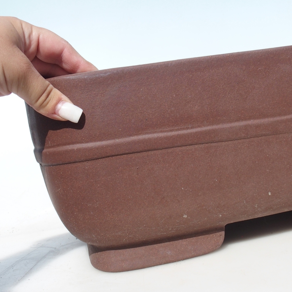 Bonsai bowl 45 x 33 x 15,5 cm - brown