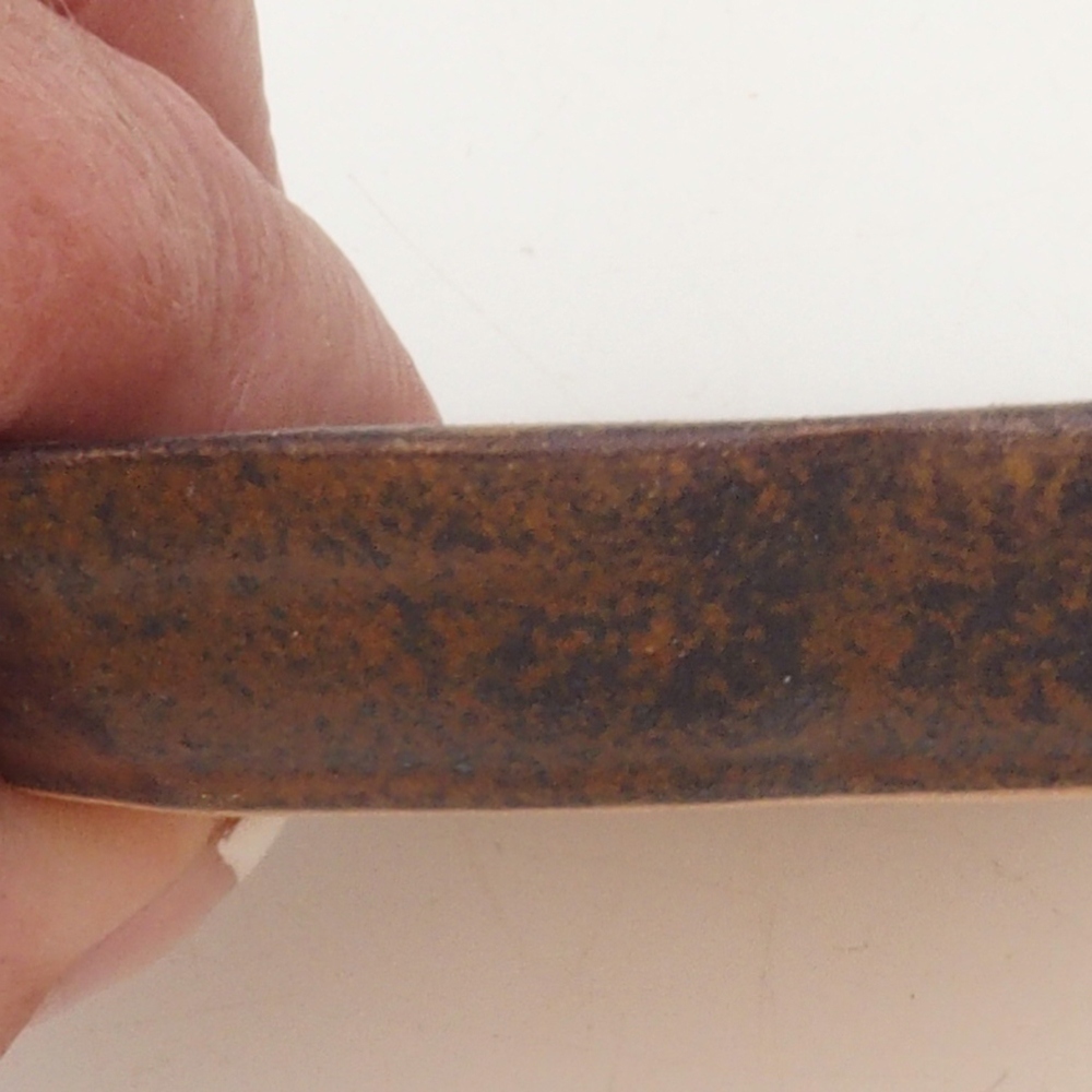 Ceramic bowl H95 - 8 x 8 x 1 cm - brown