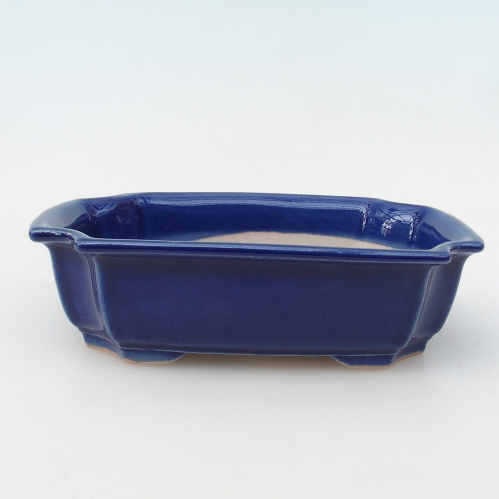 Bonsai bowl + saucer H01 - 12x9x5 cm
