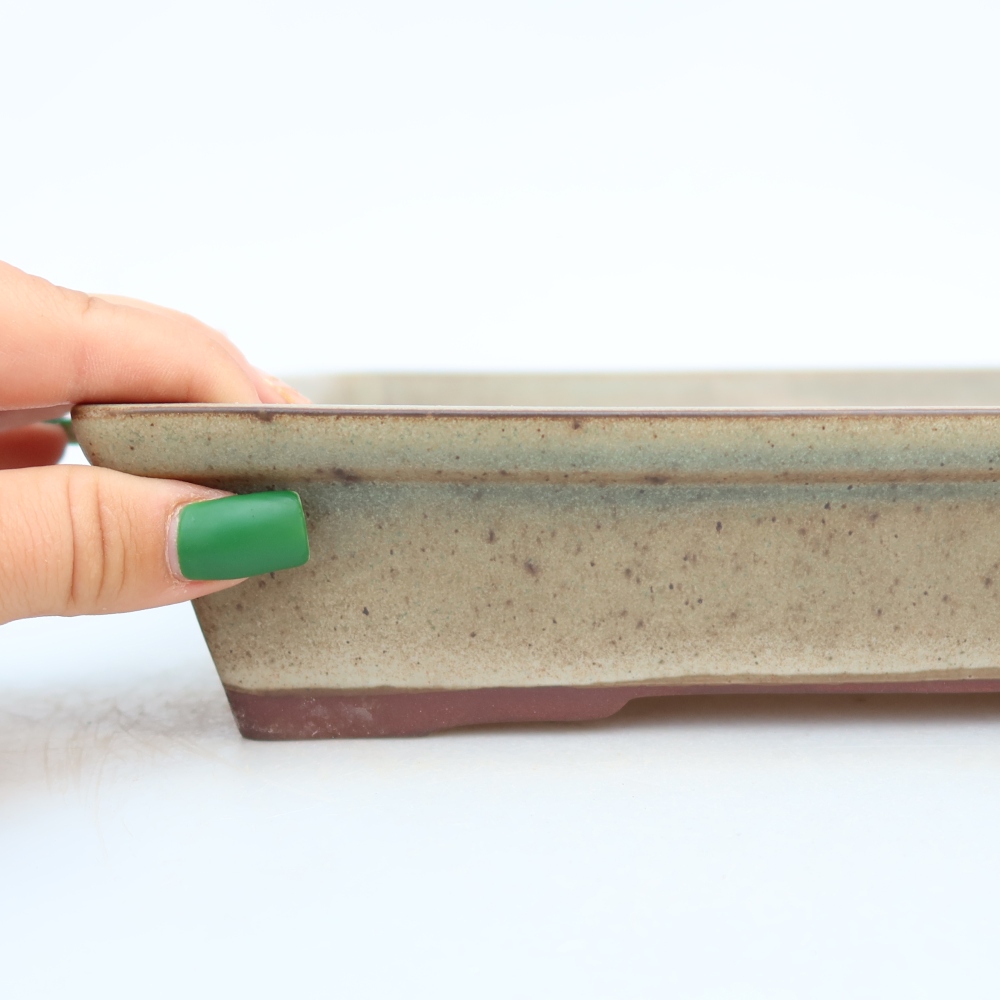 Ceramic Bowl  26 x 19.5 x 5.5 cm, beige