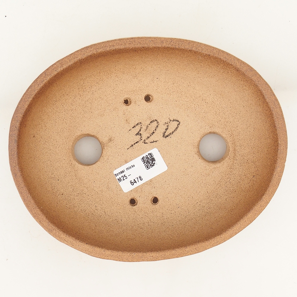 Bonsai bowl 20 x 16 x 6,5 cm , colour brown