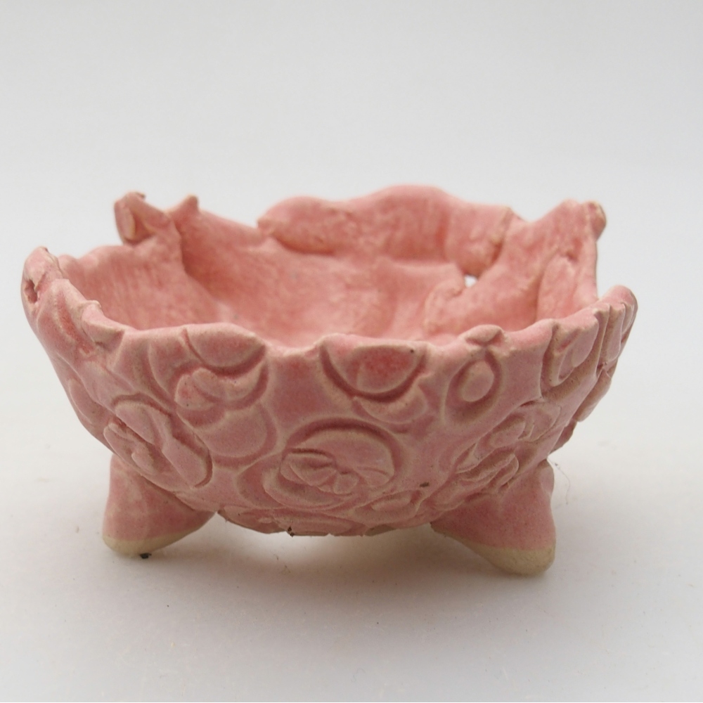 Ceramic Shell 8,5 x 8 x 5 cm , colour pink
