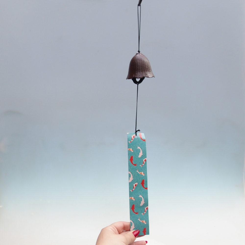 Metal wind chime, brown