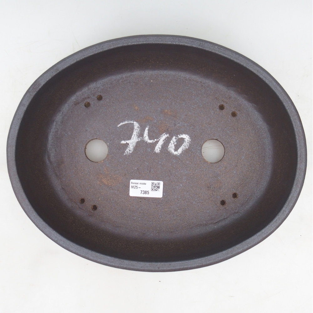 Bonsai bowl 32,5 x 25,5 x 8,5 cm , colour brown