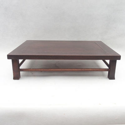 Wooden table under the bonsai brown 40 x 30 x 9.5 cm - 1