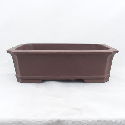 Bonsai bowl 41 x 28 x 12 cm, color brown - 1