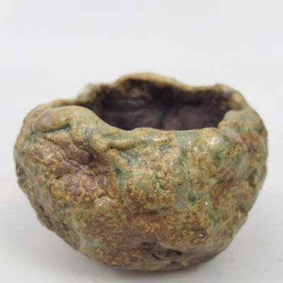 Ceramic shell 8 x 7 x 6 cm, color green - 1