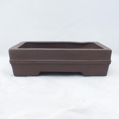Bonsai bowl 25 x 19 x 7 cm, color brown - 1
