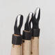 Set of 3 chisels in a leather case - NO1, NO13, NO16 - 1/4