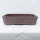 Bonsai bowl 45 x 35 x 10 cm, color brown - 1/7