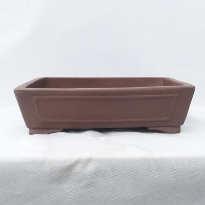 Bonsai bowl 37 x 30 x 10 cm, color brown - 1