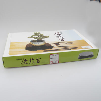 Set of Japan bonsai tools turntable, Scissors and tweezers - 1
