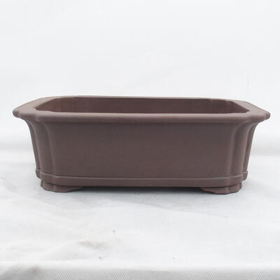 Bonsai bowl 36 x 27 x 11 cm, color brown - 1