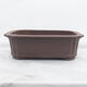 Bonsai bowl 36 x 27 x 11 cm, color brown - 1/7