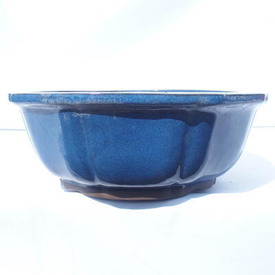 Bonsai bowl 36 x 36 x 13 cm color blue - 1