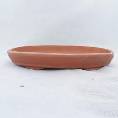 Bonsai bowl 30 x 20 x 4 cm, brick color - 1
