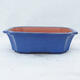 Bonsai bowl 22 x 17.5 x 6 cm, color blue - 1/7
