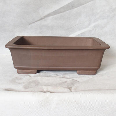 Bonsai bowl 42 x 32 x 12 cm, gray color - 1