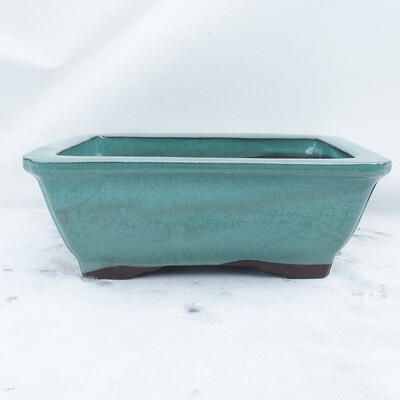 Bonsai bowl 24 x 18 x 9 cm, color green - 1