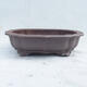 Bonsai bowl 34 x 27 x 9 cm, color brown - 1/7