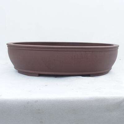 Bonsai bowl 48 x 38 x 11 cm, color brown - 1