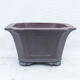 Bonsai bowl 30 x 30 x 17 cm, color brown - 1/7