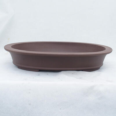 Bonsai bowl 50 x 39 x 8.5 cm, color brown - 1