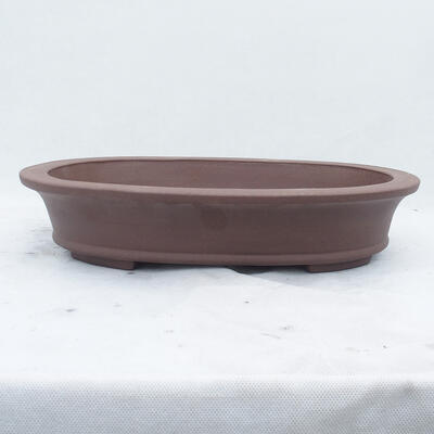 Bonsai bowl 41 x 31 x 8 cm, color brown - 1