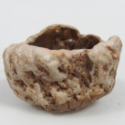 Ceramic shell 8 x 6 x 5.5 cm, color brown - 1