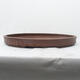 Bonsai bowl 51 x 36 x 5.5 cm, color brown - 1/7