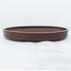 Bonsai bowl 37 x 26 x 4.5 cm, brown color - 1/7