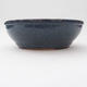 Ceramic bonsai bowl 17.5 x 17.5 x 5.5 cm, color blue - 1/4