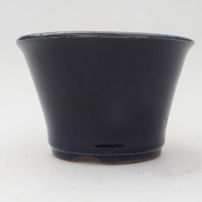 Ceramic bonsai bowl 11 x 11 x 6.5 cm, color blue - 1