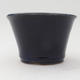 Ceramic bonsai bowl 11 x 11 x 6.5 cm, color blue - 1/4