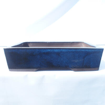 Bonsai bowl 36 x 26 x 9 cm color blue - 1